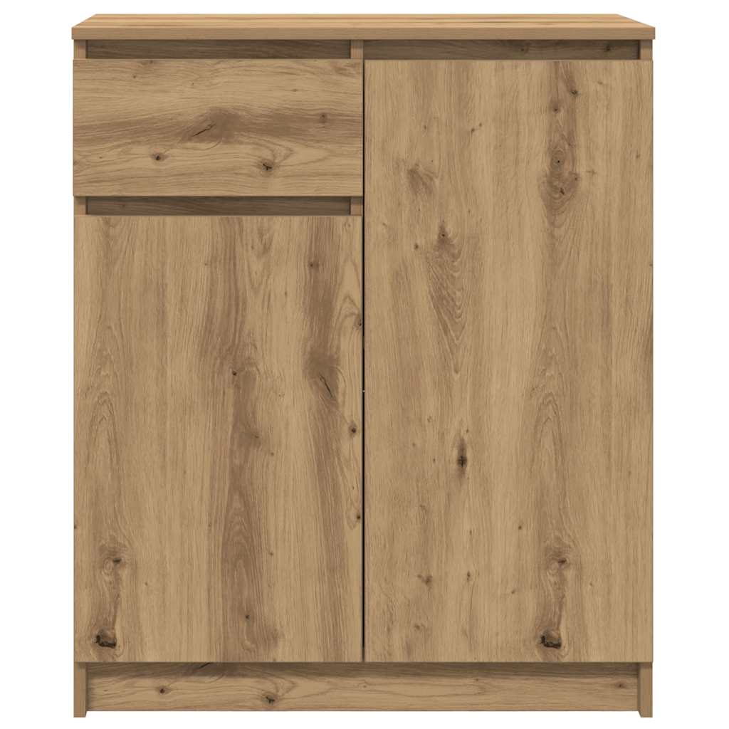 Συρταριέρα με Συρτάρια Τεχνίτης Δρυς 71x35x84 εκ. Επεξ. Ξύλο