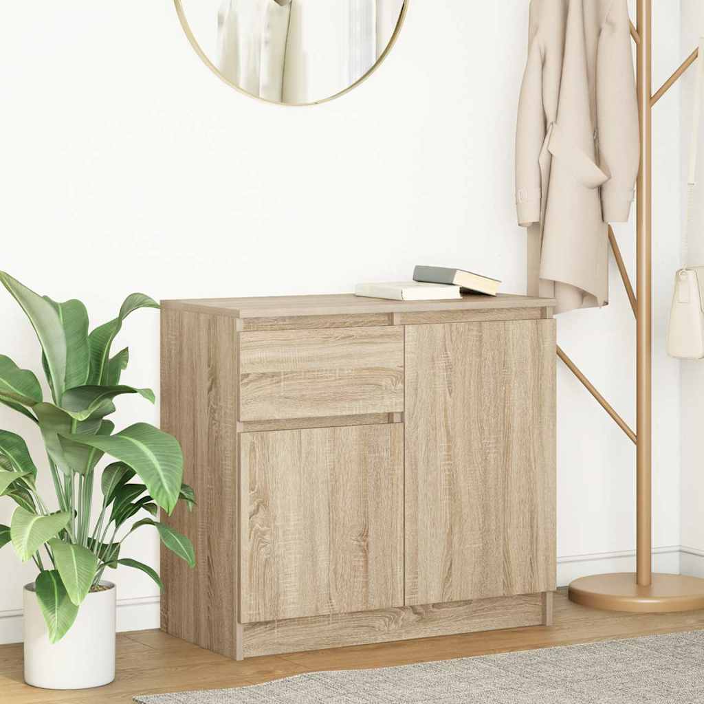 Συρταριέρα με Συρτάρια Sonoma Δρυς 71x35x65 εκ. από Επεξ. Ξύλο