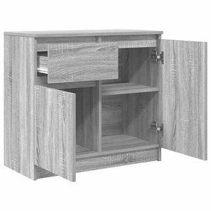 Συρταριέρα με Συρτάρια Γκρι Sonoma 71x35x65 εκ. από Επεξ. Ξύλο