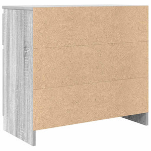 Συρταριέρα με Συρτάρια Γκρι Sonoma 71x35x65 εκ. από Επεξ. Ξύλο