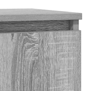 Συρταριέρα με Συρτάρια Γκρι Sonoma 71x35x65 εκ. από Επεξ. Ξύλο