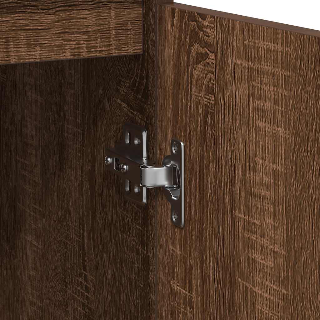 Συρταριέρα με Συρτάρια καφέ δρυς 71x35x65 εκ. Επεξ. Ξύλο - Pakobazaar