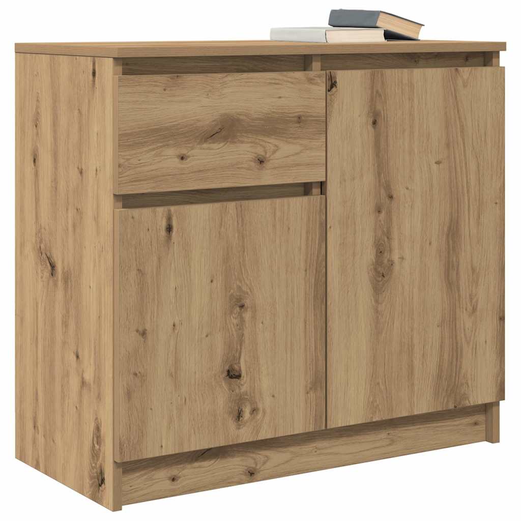 Συρταριέρα με Συρτάρια Τεχνίτης Δρυς 71x35x65 εκ. Επεξ. Ξύλο