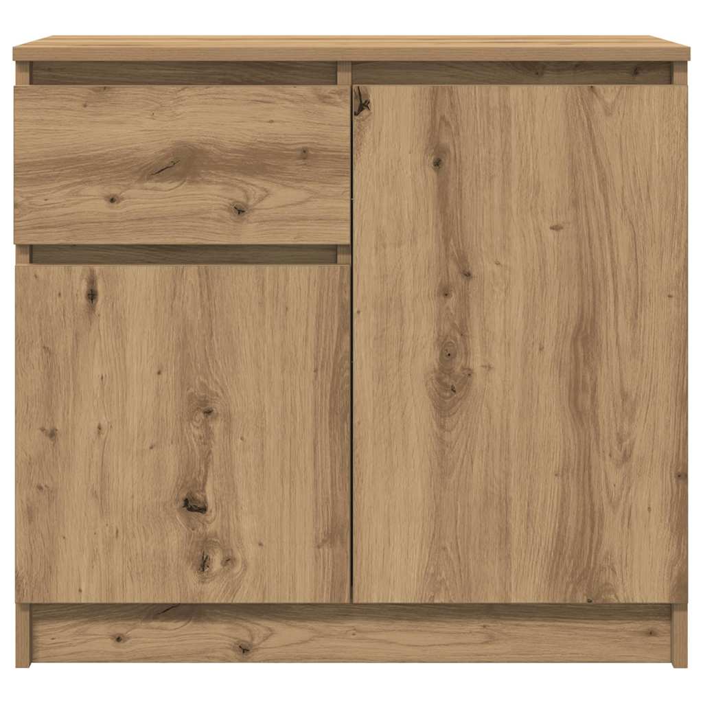 Συρταριέρα με Συρτάρια Τεχνίτης Δρυς 71x35x65 εκ. Επεξ. Ξύλο