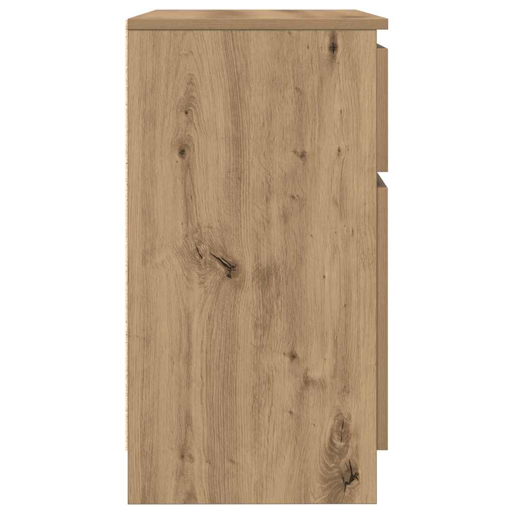 Συρταριέρα με Συρτάρια Τεχνίτης Δρυς 71x35x65 εκ. Επεξ. Ξύλο