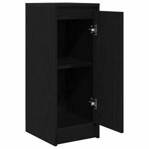 Sideboard Μαύρη βελανιδιά 29,5x34x76 cm Κατασκευασμένο ξύλο - Pakobazaar