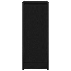 Sideboard Μαύρη βελανιδιά 29,5x34x76 cm Κατασκευασμένο ξύλο - Pakobazaar