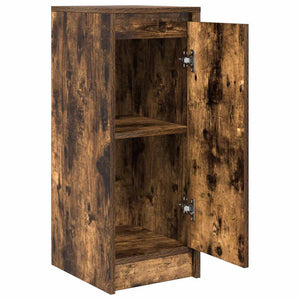 Sideboard Καπνιστή δρυς 29,5x34x76 cm Κατασκευασμένο ξύλο