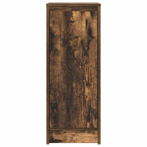 Sideboard Καπνιστή δρυς 29,5x34x76 cm Κατασκευασμένο ξύλο