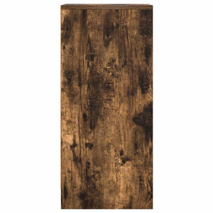 Sideboard Καπνιστή δρυς 29,5x34x76 cm Κατασκευασμένο ξύλο