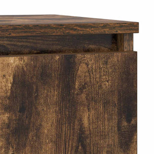 Sideboard Καπνιστή δρυς 29,5x34x76 cm Κατασκευασμένο ξύλο