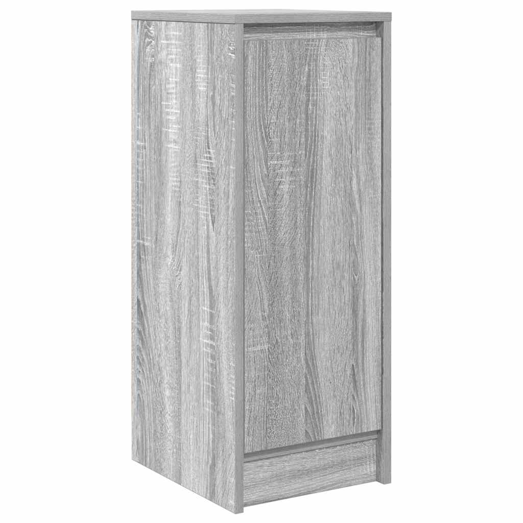 Sideboard Γκρι Sonoma 29,5x34x76 cm Ξύλινο μηχανουργικό ξύλο