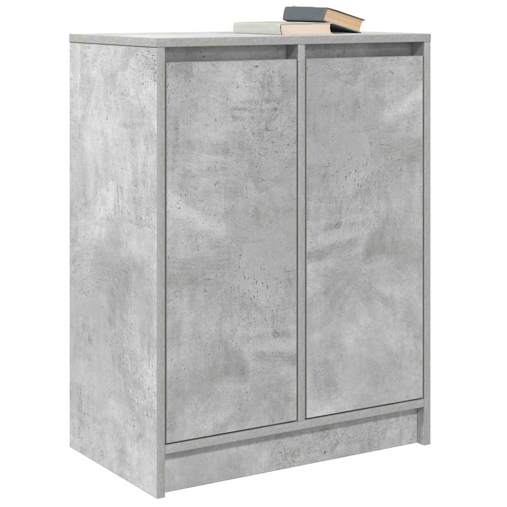 Ντουλάπι Γκρι Σκυροδέματος 57x34x76 εκ. Επεξεργασμένο Ξύλο - Pakobazaar