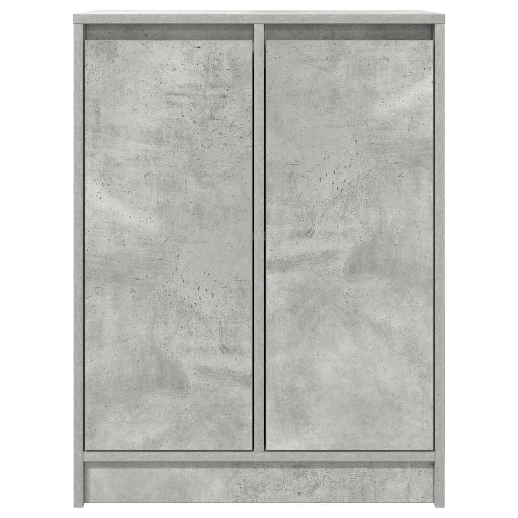 Ντουλάπι Γκρι Σκυροδέματος 57x34x76 εκ. Επεξεργασμένο Ξύλο - Pakobazaar