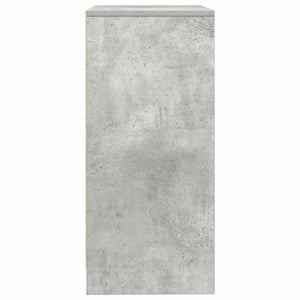 Ντουλάπι Γκρι Σκυροδέματος 57x34x76 εκ. Επεξεργασμένο Ξύλο - Pakobazaar