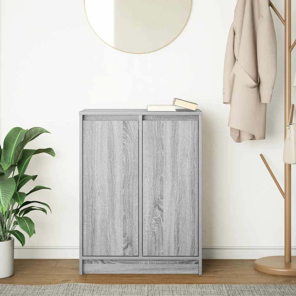 Συρταριέρα Γκρι Sonoma 57x34x76 εκ. Ξύλινο μηχανουργικό ξύλο