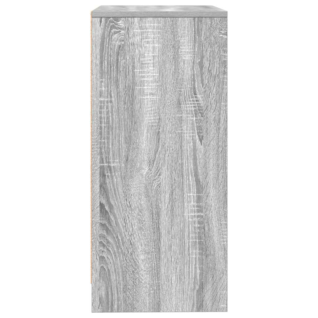 Συρταριέρα Γκρι Sonoma 57x34x76 εκ. Ξύλινο μηχανουργικό ξύλο