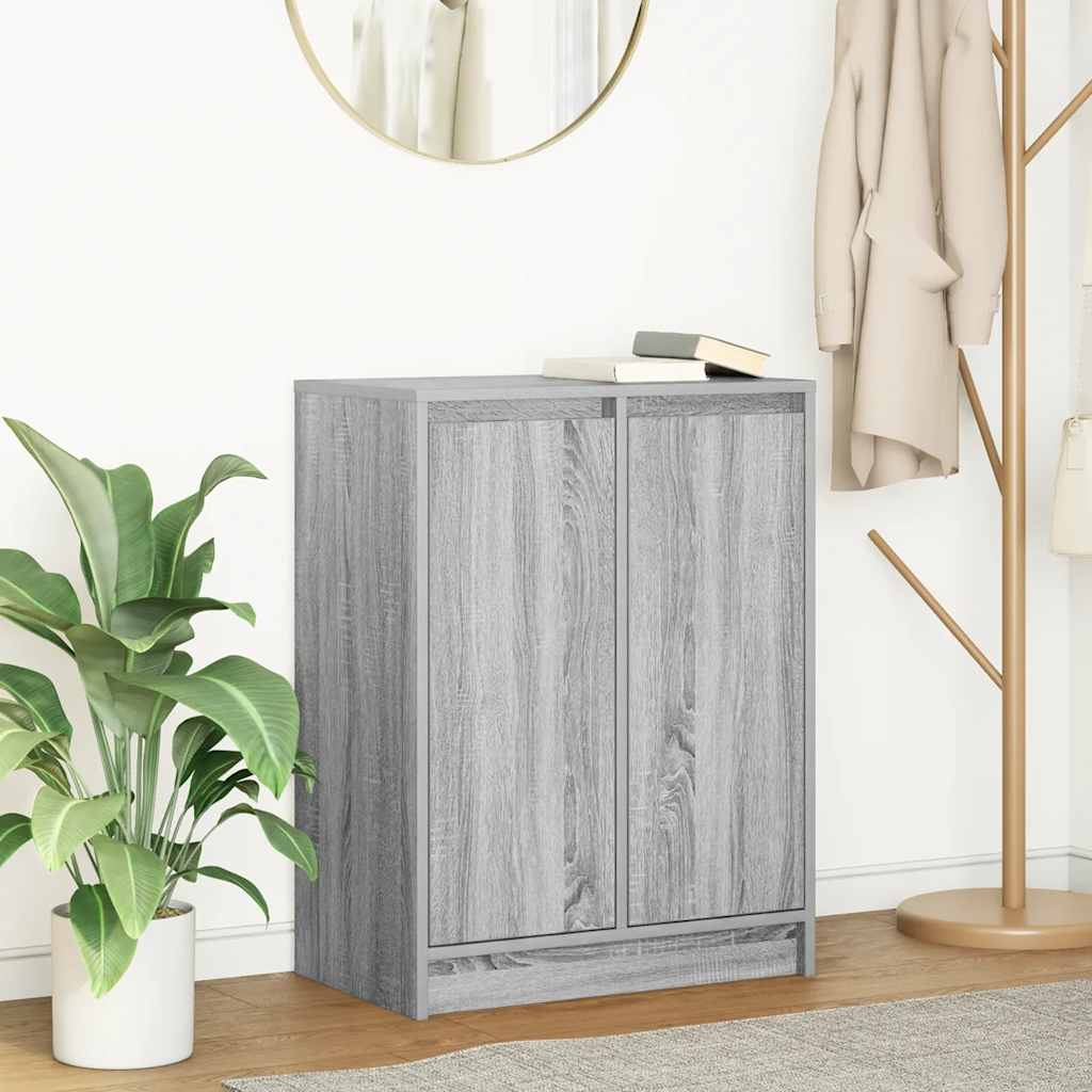 Συρταριέρα Γκρι Sonoma 57x34x76 εκ. Ξύλινο μηχανουργικό ξύλο