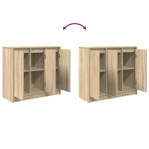 Ντουλάπι Sonoma δρυς 85x34x76 εκ. Επεξεργασμένο Ξύλο