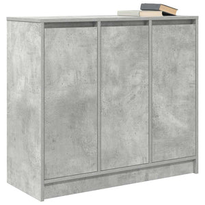 Ντουλάπι Γκρι Σκυροδέματος 85x34x76 εκ. Επεξεργασμένο Ξύλο - Pakobazaar