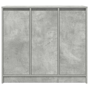 Ντουλάπι Γκρι Σκυροδέματος 85x34x76 εκ. Επεξεργασμένο Ξύλο - Pakobazaar