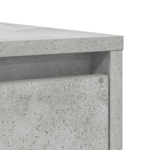 Ντουλάπι Γκρι Σκυροδέματος 85x34x76 εκ. Επεξεργασμένο Ξύλο - Pakobazaar