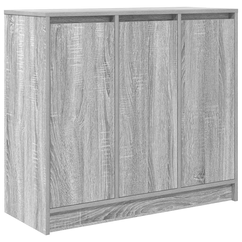 Συρταριέρα Γκρι Sonoma 85x34x76 εκ. Ξύλινο μηχανουργικό ξύλο