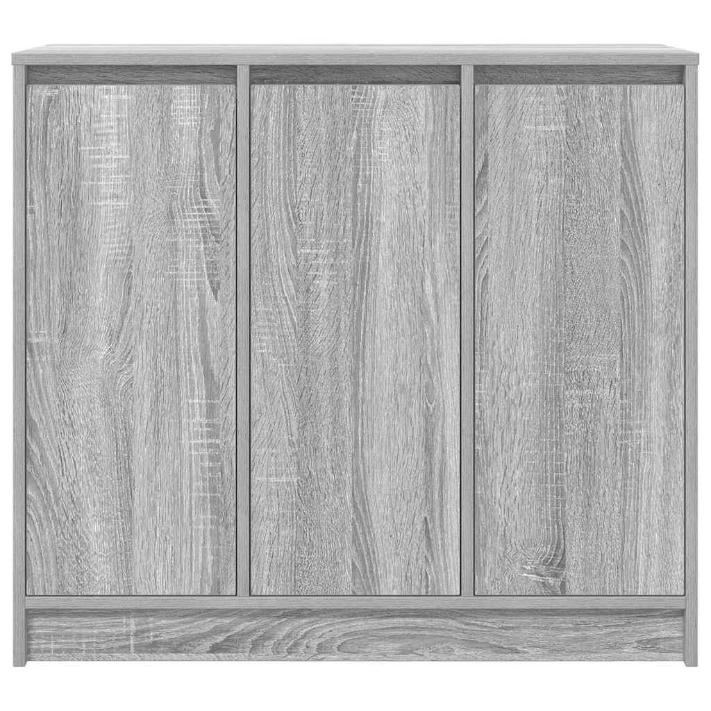 Συρταριέρα Γκρι Sonoma 85x34x76 εκ. Ξύλινο μηχανουργικό ξύλο