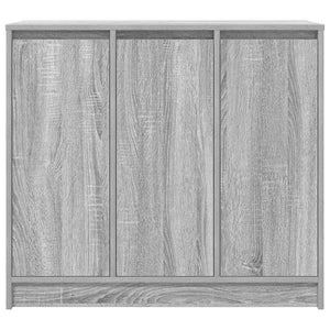 Συρταριέρα Γκρι Sonoma 85x34x76 εκ. Ξύλινο μηχανουργικό ξύλο