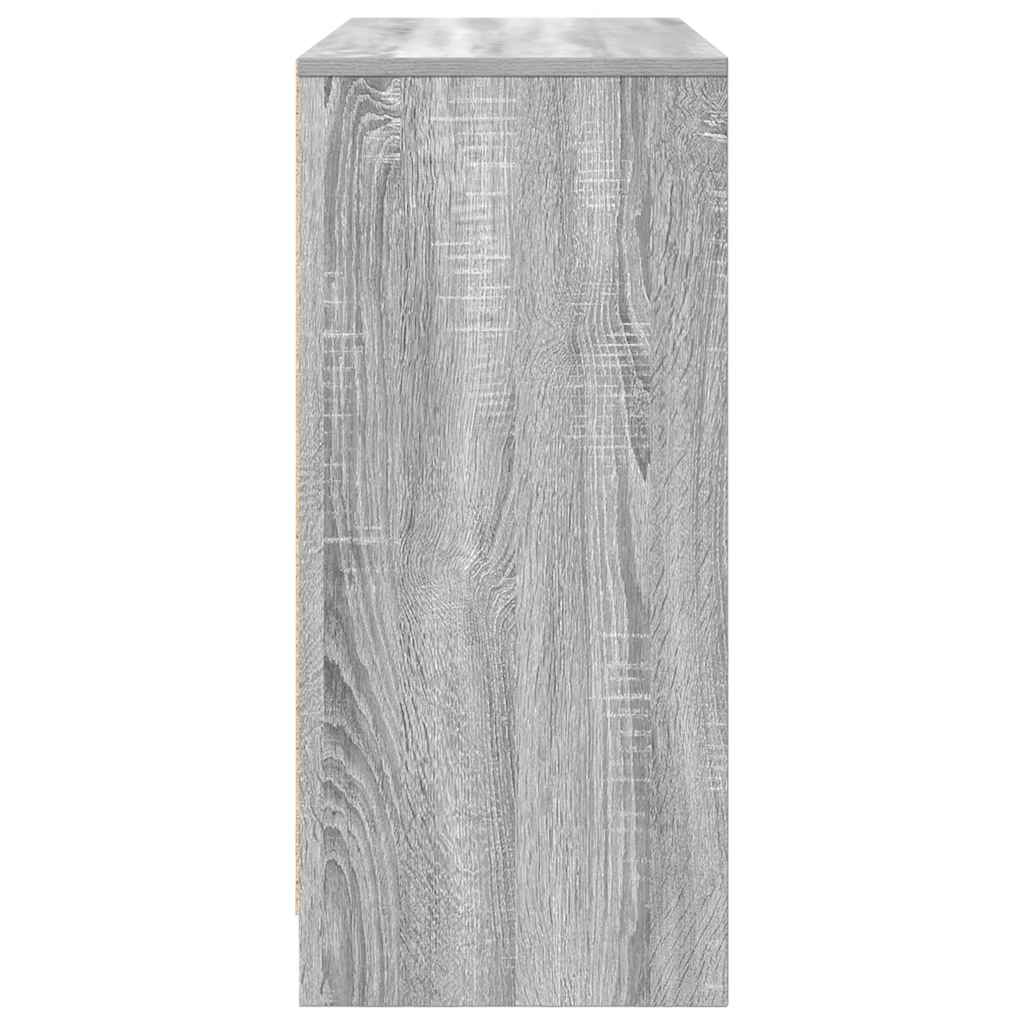 Συρταριέρα Γκρι Sonoma 85x34x76 εκ. Ξύλινο μηχανουργικό ξύλο