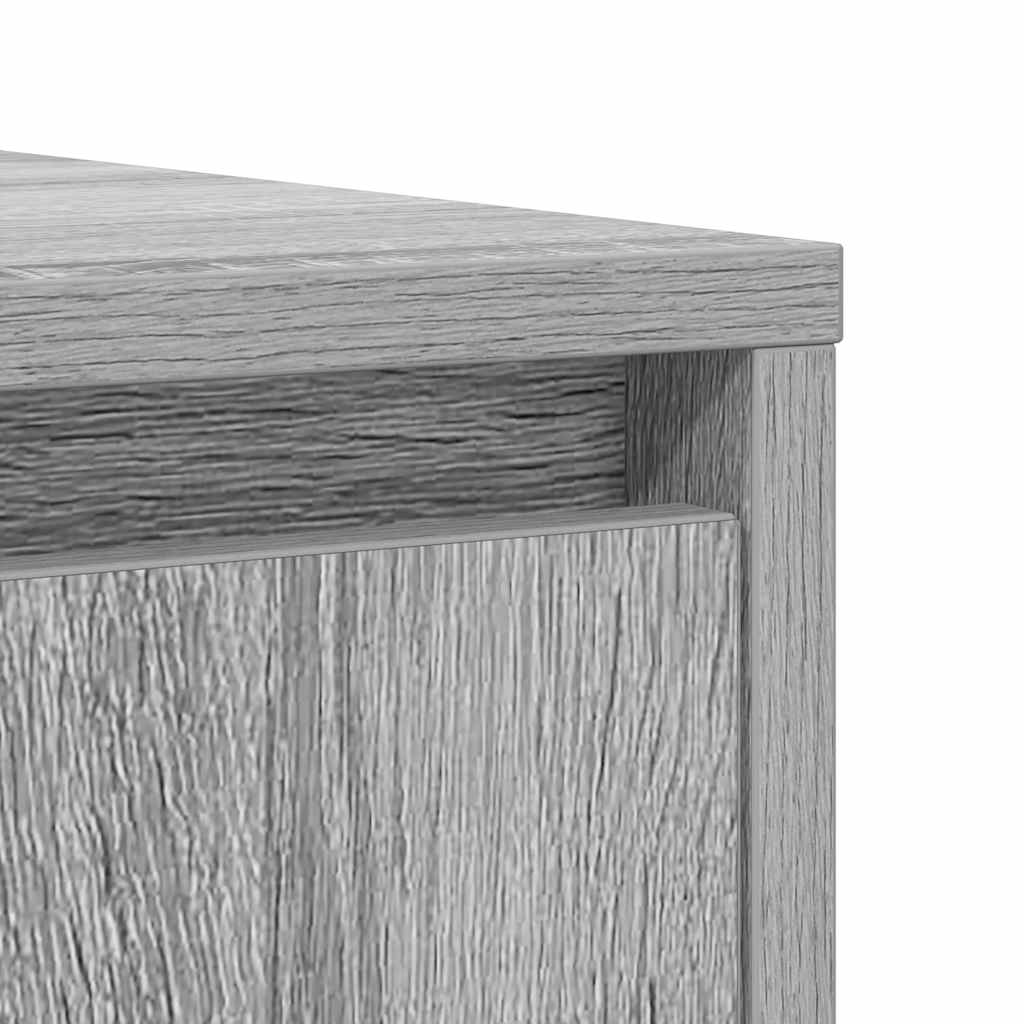 Συρταριέρα Γκρι Sonoma 85x34x76 εκ. Ξύλινο μηχανουργικό ξύλο