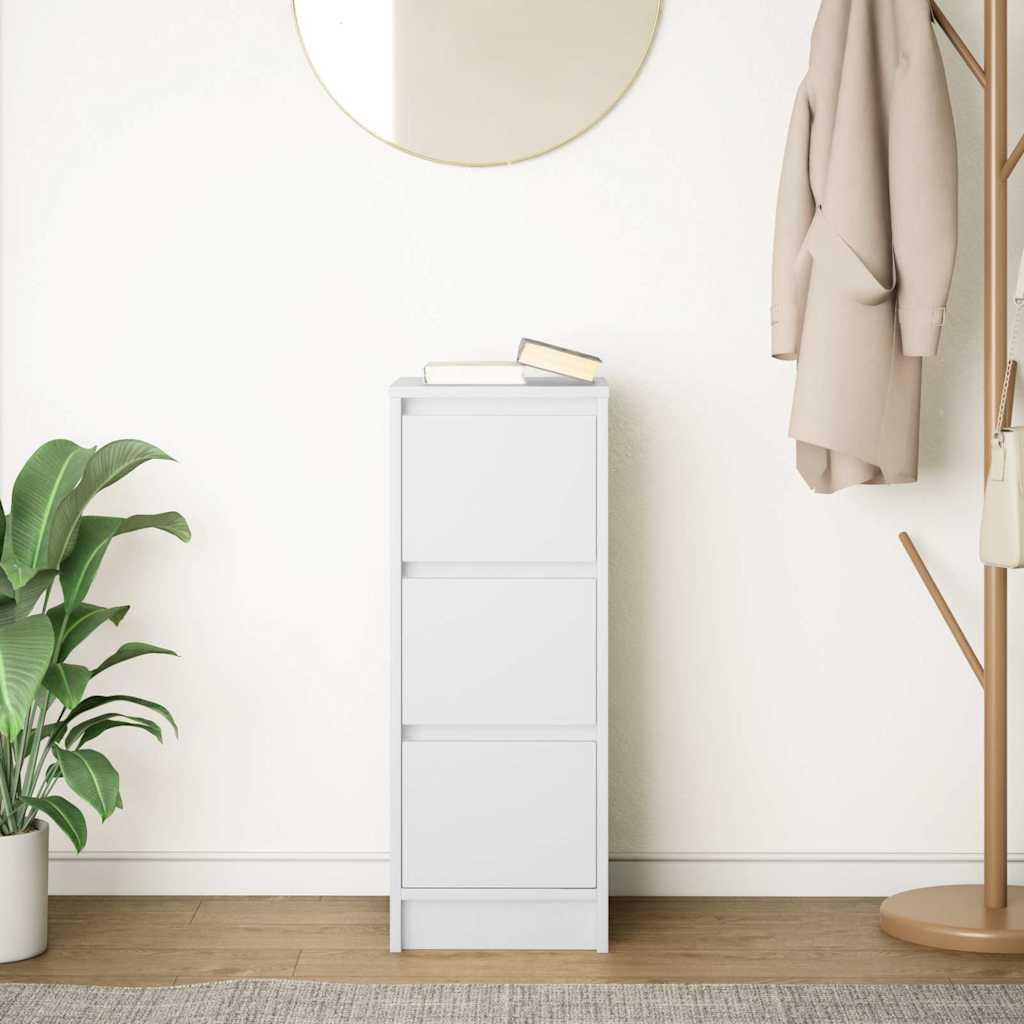 Ντουλάπι Λευκή 29,5x34x76 εκ. από Επεξεργασμένο Ξύλο - Pakobazaar