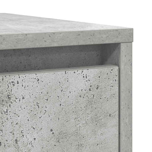 Ντουλάπι Γκρι Σκυροδέματος 29,5x34x76 εκ. Επεξεργασμένο Ξύλο