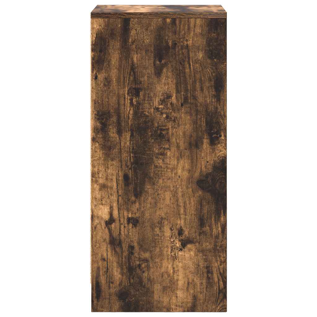 Sideboard Καπνιστή δρυς 29,5x34x76 cm Κατασκευασμένο ξύλο