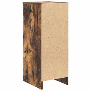 Sideboard Καπνιστή δρυς 29,5x34x76 cm Κατασκευασμένο ξύλο