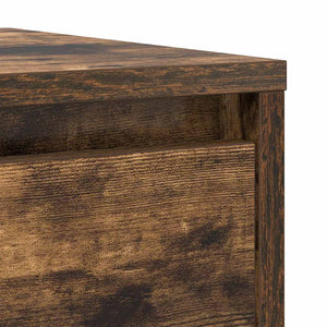 Sideboard Καπνιστή δρυς 29,5x34x76 cm Κατασκευασμένο ξύλο