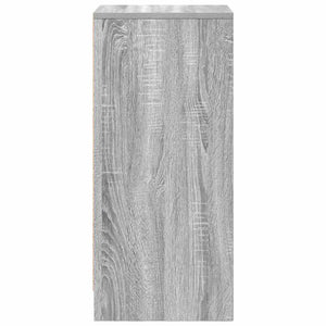 Sideboard Γκρι Sonoma 29,5x34x76 cm Ξύλινο μηχανουργικό ξύλο