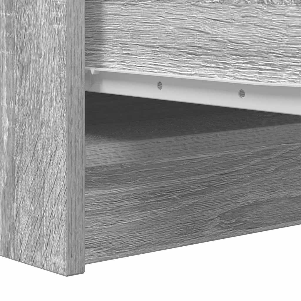 Sideboard Γκρι Sonoma 29,5x34x76 cm Ξύλινο μηχανουργικό ξύλο