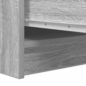 Sideboard Γκρι Sonoma 29,5x34x76 cm Ξύλινο μηχανουργικό ξύλο