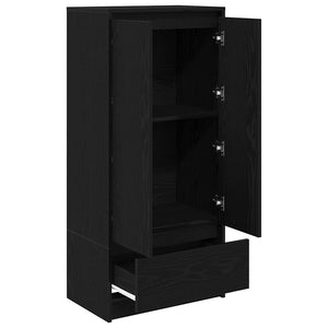 Ντουλάπι με συρτάρι 55,5x34x119,5 εκ. Ξύλινο μηχανουργικό ξύλο - Pakobazaar