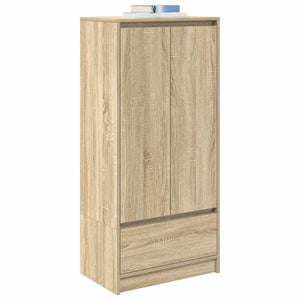 Ντουλάπι με συρτάρι 55,5x34x119,5 εκ. Ξύλινο μηχανουργικό ξύλο - Pakobazaar