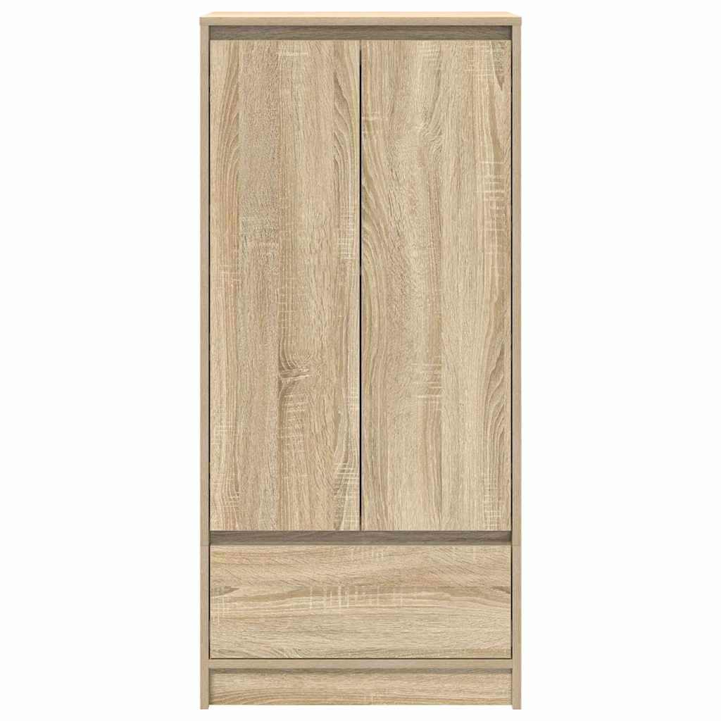 Ντουλάπι με συρτάρι 55,5x34x119,5 εκ. Ξύλινο μηχανουργικό ξύλο - Pakobazaar