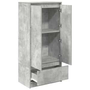 Ντουλάπι με συρτάρι 55,5x34x119,5 εκ. Ξύλινο μηχανουργικό ξύλο - Pakobazaar