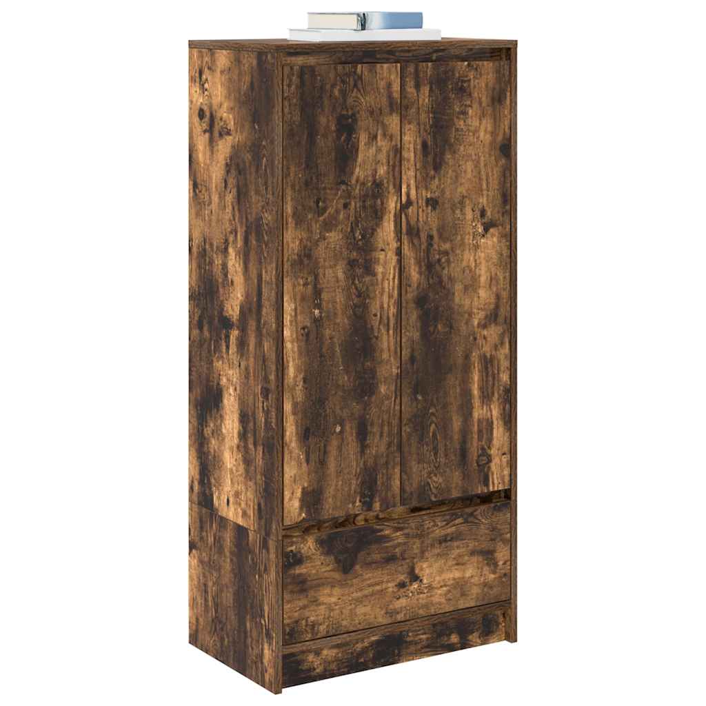 Ντουλάπι με συρτάρι 55,5x34x119,5 εκ. Ξύλινο μηχανουργικό ξύλο - Pakobazaar