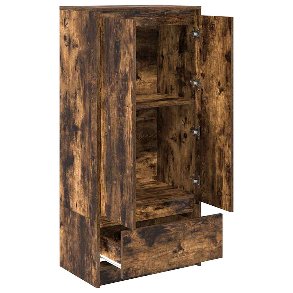 Ντουλάπι με συρτάρι 55,5x34x119,5 εκ. Ξύλινο μηχανουργικό ξύλο - Pakobazaar