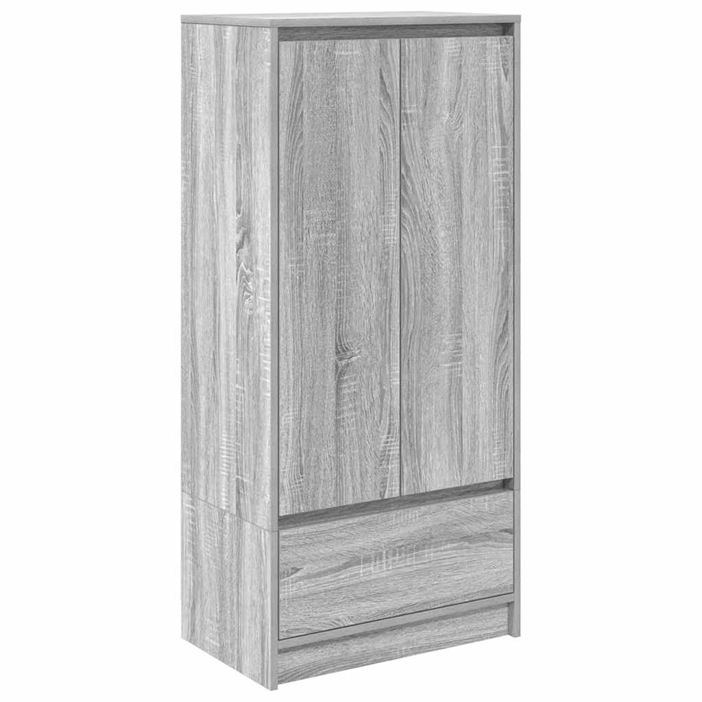 Ντουλάπι με συρτάρι 55,5x34x119,5 εκ. Ξύλινο μηχανουργικό ξύλο - Pakobazaar