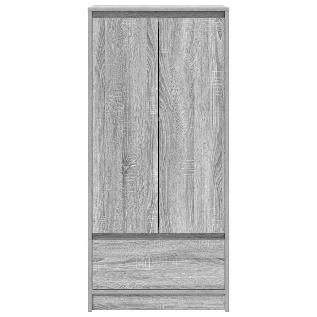 Ντουλάπι με συρτάρι 55,5x34x119,5 εκ. Ξύλινο μηχανουργικό ξύλο - Pakobazaar