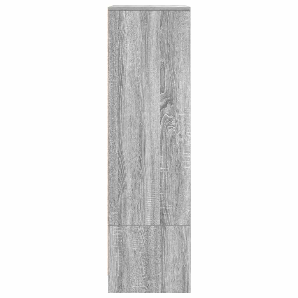 Ντουλάπι με συρτάρι 55,5x34x119,5 εκ. Ξύλινο μηχανουργικό ξύλο - Pakobazaar