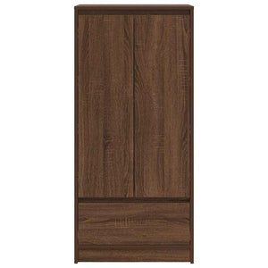Ντουλάπι με συρτάρι 55,5x34x119,5 εκ. Ξύλινο μηχανουργικό ξύλο