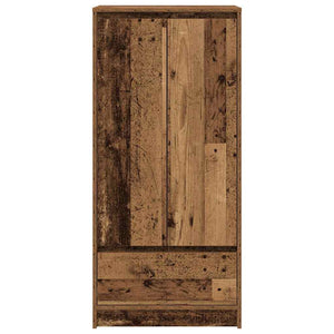 Ντουλάπι με συρτάρι 55,5x34x119,5 εκ. Ξύλινο μηχανουργικό ξύλο